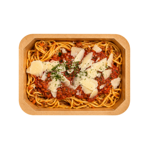 Barquette de spaghetti à la bolognaise Greenz
