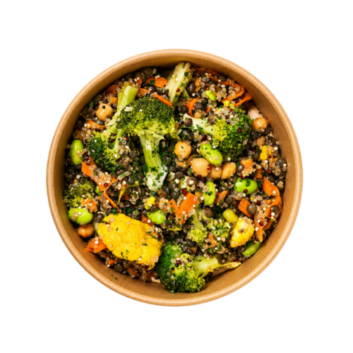 Salade Veggie Energy Greenz au quinoa, lentilles, pois chiches et edamame