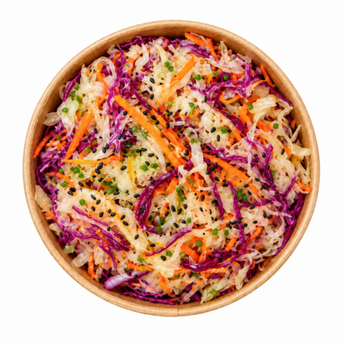Salade Asian Coleslaw Greenz au chou blanc, chou rouge et carotte