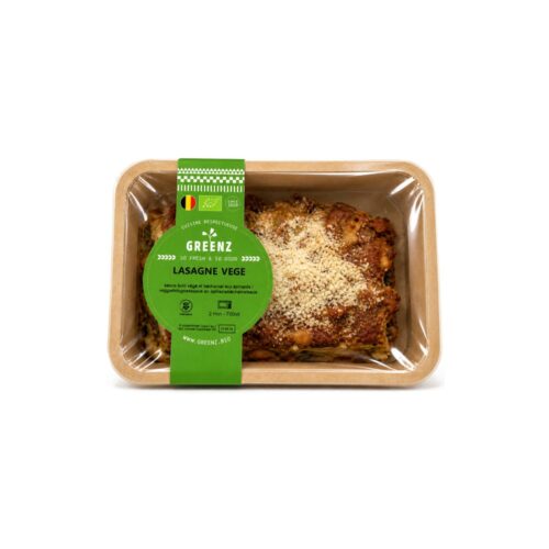 Portion de lasagne végétarienne Greenz à la béchamel aux épinards